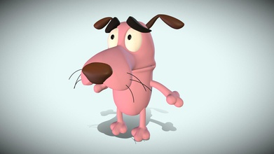 courage cowardly dog - 3d model therealshaper 509958c 3d print model - Mito3D