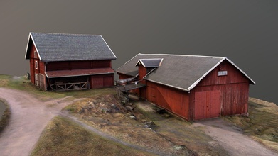 cowshed granary kurala finland - download free 3d model thesidekick 3af3410 3d print model - Mito3D