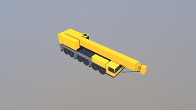 crane vehicle low-poly - download free 3d model hansolosnipe e09723a 3d print model - Mito3D