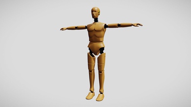 crash test dummy standing - buy royalty free 3d model squir3d 783c0db high detailed created squir team 3d print model - Mito3D