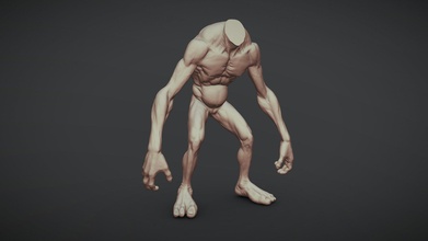 creature body sculpt 5 - buy royalty free 3d model zstuff rumpelshtiltshin 16e4ec0 3d print model - Mito3D