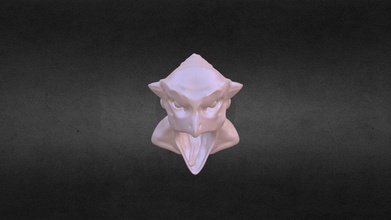 criatura cabeça - modelo 3d thomas egeler ármtea 842f610 a minha primeira tentativa de esculpir o da imaginária 3d print model - Mito3D