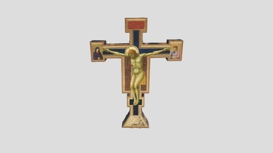 crucifix di Père Noël maria nouvelle Giotto 3d modèle évident Alessandra 2e96e11 3d print model - Mito3D