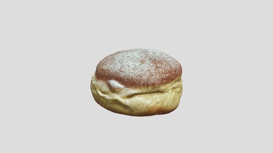 cruller 001 - buy royalty free 3d model 3polies f12336f scene information scanned asset using photogrammetry materials unwrapped due scanning process bottom side might not textured textures diffuse 8192 x normal 3d print model - Mito3D