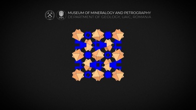 crystal structure andradite garnet - 3d model museum mineralogy petrography uaic mineralogypetrographymuseum 417e0ce 3d print model - Mito3D