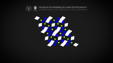 crystal structure clinozoisite - 3d model museum mineralogy petrography uaic mineralogypetrographymuseum ab10c66 3d print model - Mito3D