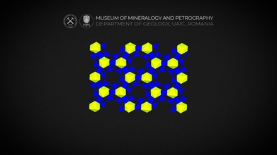 cristal estrutura cordierite 3d modelo museu mineralogia petrografia uaic mineralogypetrographymuseum ac963a8 3d print model - Mito3D