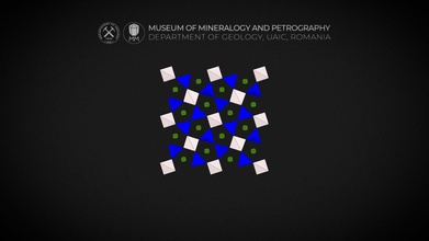 crystal structure gehlenite - 3d model museum mineralogy petrography uaic mineralogypetrographymuseum f53b460 3d print model - Mito3D