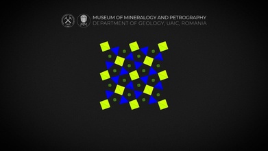 crystal structure kermanite - 3d model museum mineralogy petrography uaic mineralogypetrographymuseum 6a6f468 3d print model - Mito3D