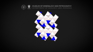 cristal estrutura cianita 3d modelo museu mineralogia petrografia uaic mineralogypetrographymuseum 58f9941 3d print model - Mito3D