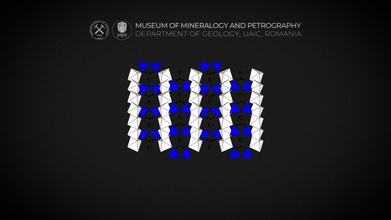 cristal estructura lawsonita 3d modelo museo mineralogía petrografía uaic mineralogypetrographymuseum f56ae42 3d print model - Mito3D