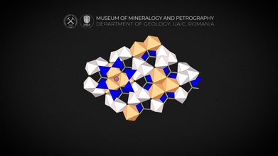 crystal structure schorl tourmaline - 3d model museum mineralogy petrography uaic mineralogypetrographymuseum 888932c 3d print model - Mito3D