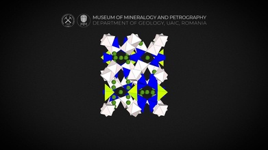 crystal structure vesuvianite idocrase - 3d model museum mineralogy petrography uaic mineralogypetrographymuseum 735895c 3d print model - Mito3D