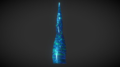 o cristal tower - comprar royalty free 3d modelo rolffimages 4645b68 4k pbr texturas textura substância pintor pode ficar sozinho sci-fi construção de escultura parte do complexo arquitetônico crystal 3d print model - Mito3D