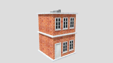 cubic house low-poly - download free 3d model hansolosnipe 85c9c12 3d print model - Mito3D