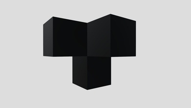 cubo 3d ficha negra - model jdlaram 32ea84c cubos 3d print model - Mito3D