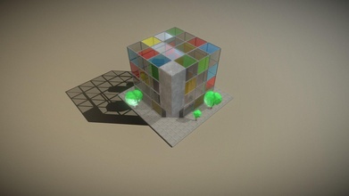 cubo astratto Scarica gratuito 3d modello andres bonomi ab3ddesign f7bb8ee 3d print model - Mito3D