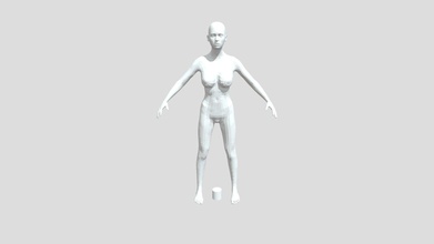 cuerpo femenino desnudo - download free 3d model leavevega ec9e646 3d print model - Mito3D