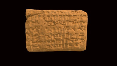 cuneiform tablet hmane18911152 - 3d model harvard museum ancient near east hmane f3a4a98 additional photographs information artifact published online through digital library initiative cdli easily accessed following link https cdliuclaedu p405670 scanned marjia tomashevska artec spider scanner 3d print model - Mito3D
