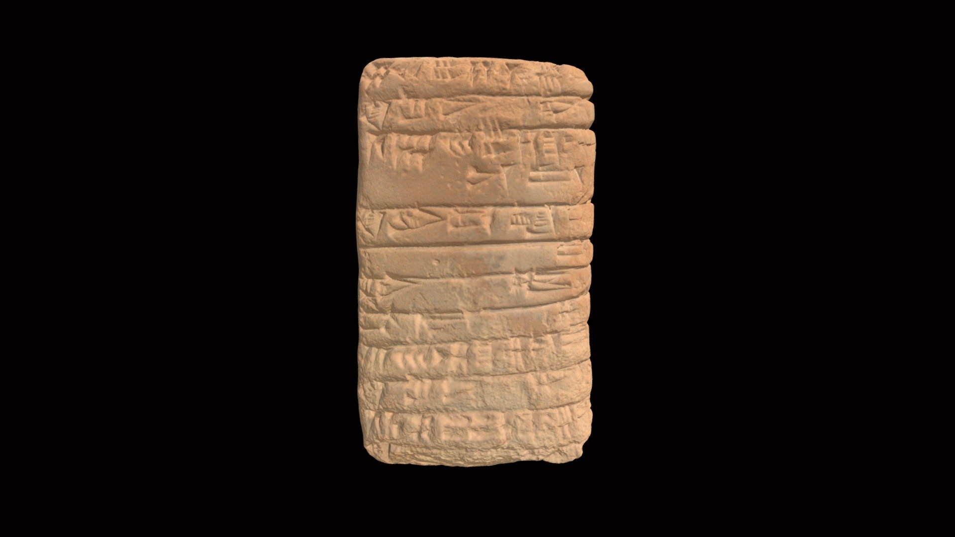 cuneiforme tábua hmane1899215 3d modelo Harvard museu antigo leste Hmane a0bfe47 3D print model - Mito3D