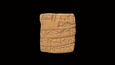 cuneiform tablet hmane1899258a - 3d model harvard museum ancient east hmane c1d0b1d 3d print model - Mito3D