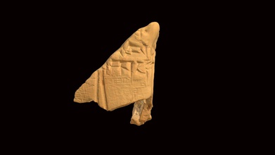 cuneiforme tableta hmane1899275b 3d modelo Harvard museo antiguo hmane 4367b76 3d print model - Mito3D