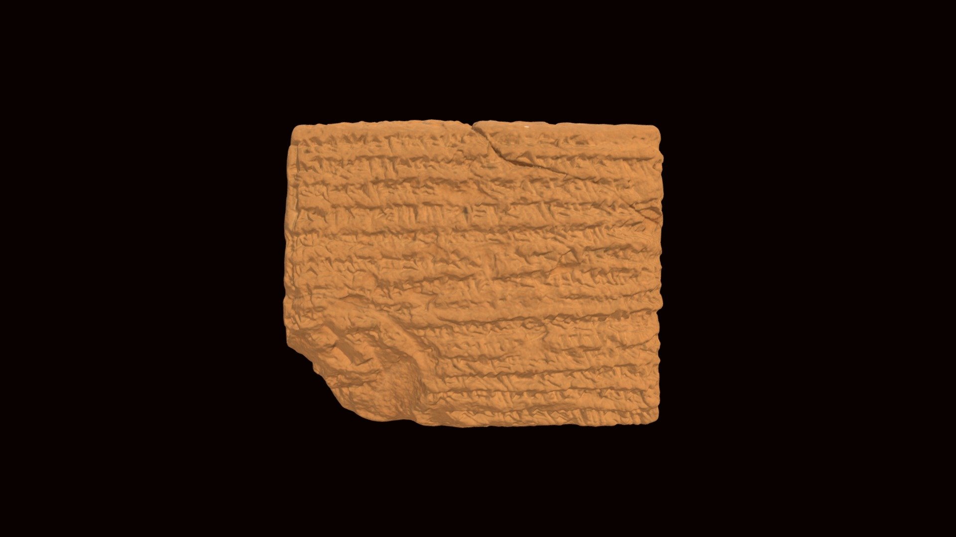 cuneiform tablet hmane1904423 - 3d model harvard museum ancient east hmane 17c6cd5 3D print model - Mito3D