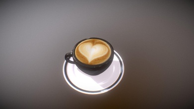 cup coffee - 3d model joel joseph illusionizt 34b00a1 3d print model - Mito3D