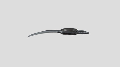 curvado lâmina faca baixar livre 3d modelo Zakyora palhaço f37cda7 3d print model - Mito3D