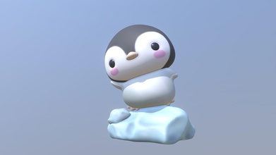 animal lindo del pingüino - descargar gratis 3d modelo zhangwanqing 80d660b 3d print model - Mito3D