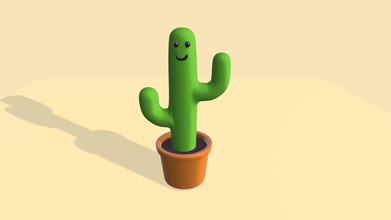 cute cactus - download Kostenlose 3d-Modell felix yadomi felixyadomi 7484446 little lächeln Wüste 3d print model - Mito3D
