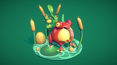 cute creature - tomatoad wip 3d model glendon mooney 773484b 3d print model - Mito3D