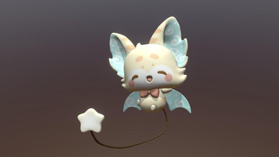cute creature 2 - download free 3d model zhangwanqing 2d68547 3d print model - Mito3D