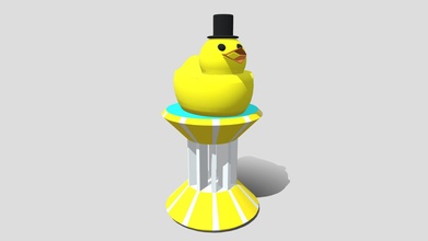 cute rubber duck trophy - download free 3d model reecedr reecer3dmodeller 470becd 3d print model - Mito3D
