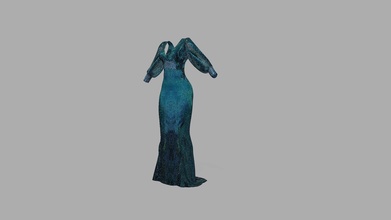 coupé bras longue Sirène robe acheter royalties libre 3d modèle 3dia af8ba0b 3d print model - Mito3D