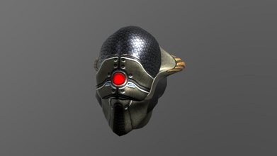 cybernetic helmet 4 - buy royalty free 3d model shimtimultimedia 87a9f68 3d print model - Mito3D