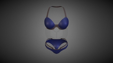 cyberpunk - valeria underwear clothing blue buy royalty free 3d model slayerazazel azazeld2 29944aa 3d print model - Mito3D