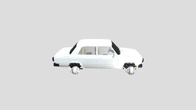 cyberpunk lada - download Kostenlose 3d-Modell ahmedmedo50032 396eff4 futuristische aka vaz 2105 gemacht Projekt im arbeiten 3d print model - Mito3D