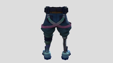 cyberpunk pants - 3d model vamdampz bd4695d 3d print model - Mito3D