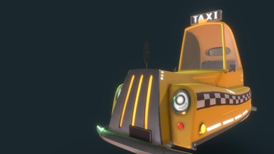 cyberpunk Taxi Télécharger libre 3d modèle maosichinchilla 922c7a9 3d print model - Mito3D