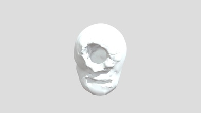 cyclops skull - 3d model david hughes dachhuhughes af59970 3d print model - Mito3D