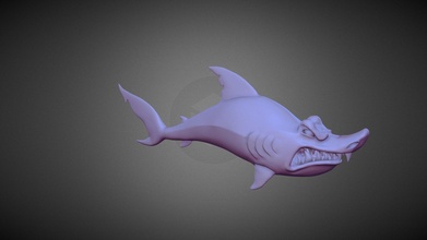 daddy shark - download free 3d model spacca e6c7293 3d print model - Mito3D
