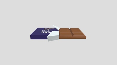 dairy milk cadbury chocolate bar - download free 3d model thegummifanj 9102ac1 3d print model - Mito3D