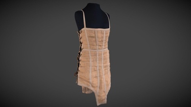 dance costume jute corset - 3d model ninma ritis 8eb40b5 3d print model - Mito3D