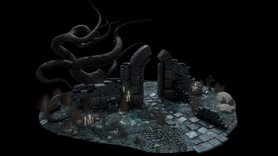 la escena oscura - diorama descargar gratis 3d modelo matiasmyma 1a1f114 3d print model - Mito3D
