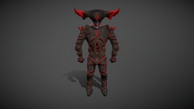 daroch demon - 3d model kaijota a2b9286 lands fictional fantasy world named erthagam tales ega realm red demons creature they use their power great armies destroy any thing beware mortal 3d print model - Mito3D