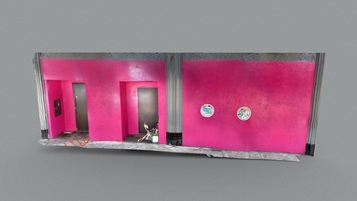 day 161 pink wall - 1scanaday download free 3d model edemaistre f383e0e 3d print model - Mito3D