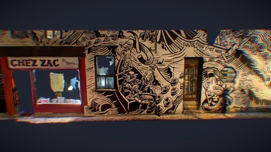 day 36 - 1 scan night mural download free 3d model manuvision a50f3dd 3d print model - Mito3D