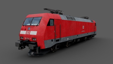 db br 152 es64f - traffic red livery 3d model gnatzed d72dfd2 3d print model - Mito3D