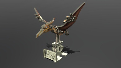 dc 005 pteranodonte longiceps 3d modelo chun weichen 4bc4855 3d print model - Mito3D